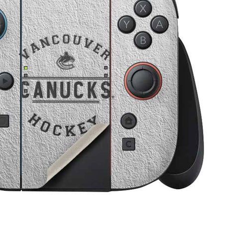 NHL Vancouver Canucks Black Text Nintendo Switch 2 (2025) Joy-Con Controller Skin