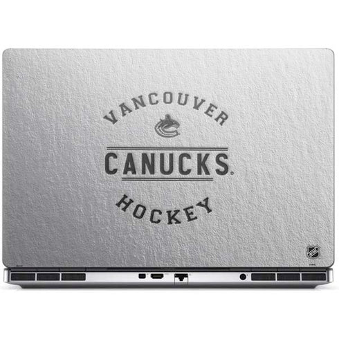 NHL Vancouver Canucks Black Text Dell Precision Skin