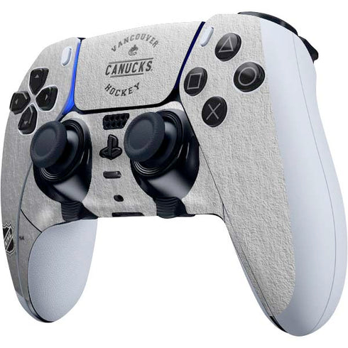 NHL Vancouver Canucks Black Text PS5 DualSense Edge Pro Controller Skin