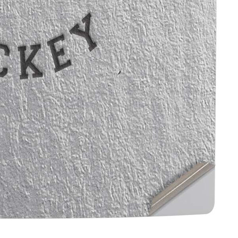 NHL Vancouver Canucks Black Text PS5 Pro Console Skin