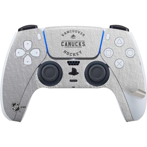NHL Vancouver Canucks Black Text PS5 Pro Disk Bundle Skin