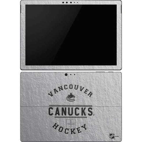 NHL Vancouver Canucks Black Text Surface Pro 6 Skin