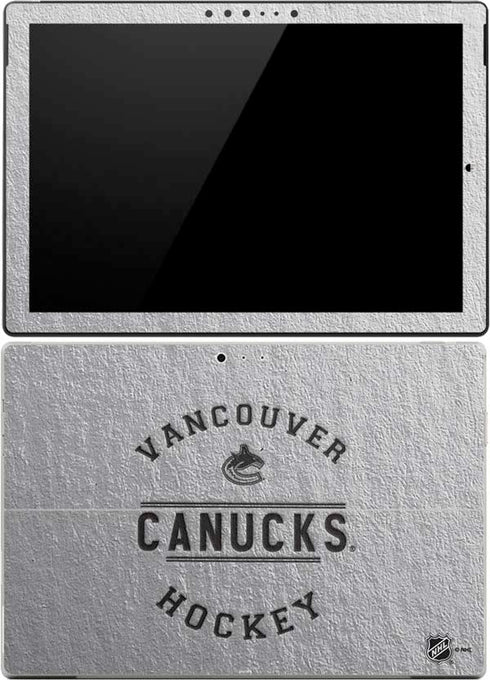 NHL Vancouver Canucks Black Text Surface Pro (2017) Skin