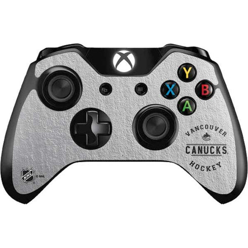NHL Vancouver Canucks Black Text Xbox One Controller Skin