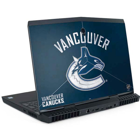 NHL Vancouver Canucks Distressed Dell Alienware Skin