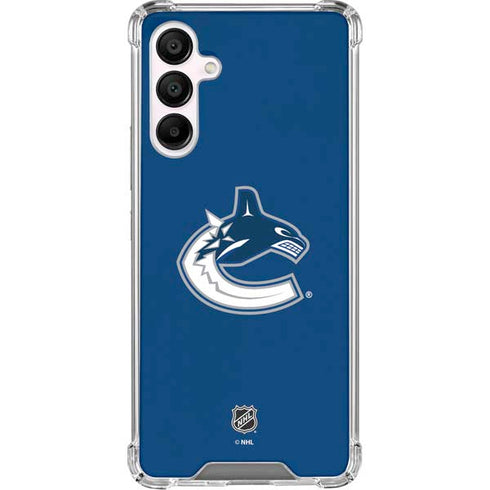NHL Vancouver Canucks Distressed Galaxy A16 5G Clear Case