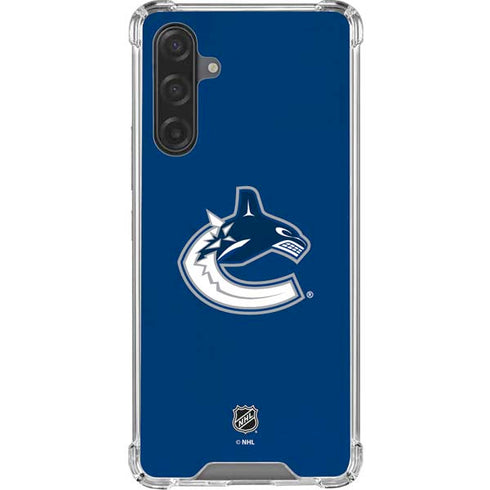 NHL Vancouver Canucks Distressed Galaxy A17 Clear Case