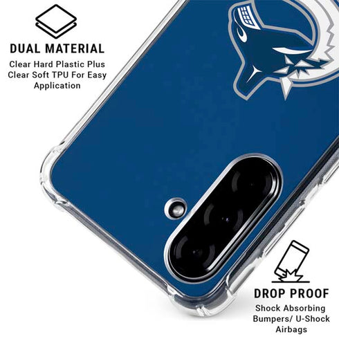 NHL Vancouver Canucks Distressed Galaxy A36 5G Clear Case
