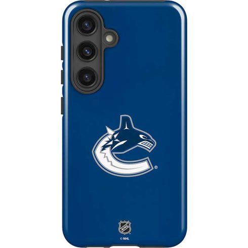 NHL Vancouver Canucks Distressed Galaxy S25 Impact Case