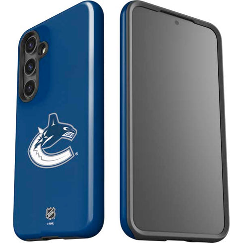 NHL Vancouver Canucks Distressed Galaxy S25 Impact Case