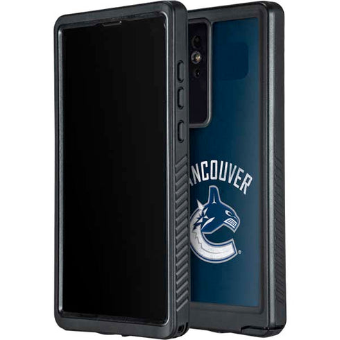 NHL Vancouver Canucks Distressed Galaxy S24 Ultra Waterproof Case
