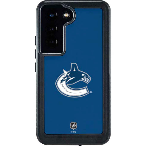 NHL Vancouver Canucks Distressed Galaxy S24 Waterproof Case