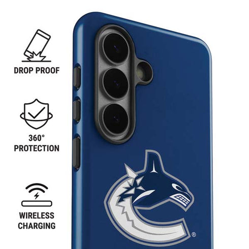 NHL Vancouver Canucks Distressed Galaxy S26 Impact Case