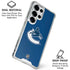 NHL Vancouver Canucks Distressed Galaxy S26 Ultra Clear Case
