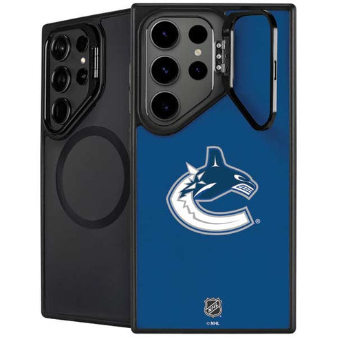 NHL Vancouver Canucks Distressed Galaxy S26 Ultra Kickstand Case