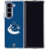 NHL Vancouver Canucks Distressed Galaxy Z Fold5 5G Clear Case