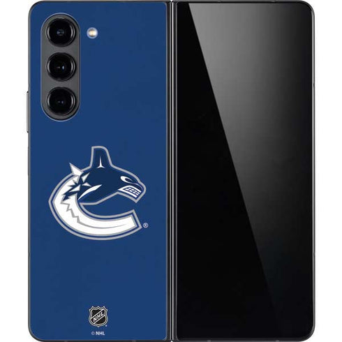 NHL Vancouver Canucks Distressed Galaxy Z Fold5 5G Skin