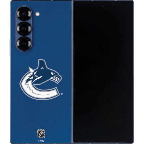 NHL Vancouver Canucks Distressed Galaxy Z Fold6 Skin