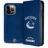 NHL Vancouver Canucks Distressed iPhone 15 Pro Max Folio Case