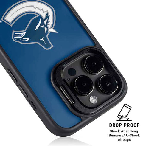 NHL Vancouver Canucks Distressed iPhone 15 Pro Max Kickstand Case