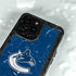 NHL Vancouver Canucks Distressed iPhone 15 Pro Waterproof Case