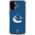 NHL Vancouver Canucks Distressed iPhone 16 Clear Case