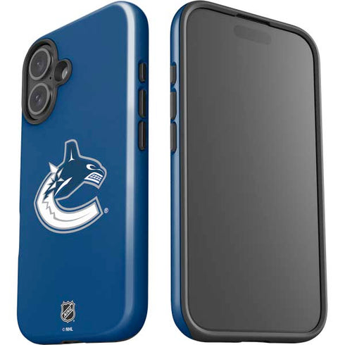 NHL Vancouver Canucks Distressed iPhone 16 Plus Impact Case