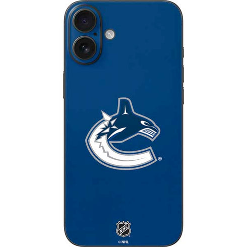 NHL Vancouver Canucks Distressed iPhone 16 Plus Skin