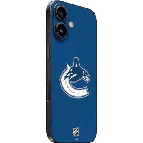 NHL Vancouver Canucks Distressed iPhone 16 Plus Skin