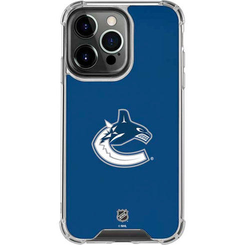 NHL Vancouver Canucks Distressed iPhone 16 Pro Clear Case