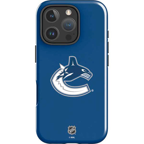 NHL Vancouver Canucks Distressed iPhone 16 Pro Impact Case