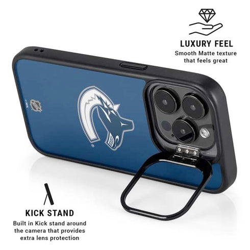 NHL Vancouver Canucks Distressed iPhone 16 Pro Max Kickstand Case