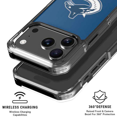 NHL Vancouver Canucks Distressed iPhone 18 Pro Clear Case
