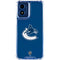 NHL Vancouver Canucks Distressed Moto G 5G (2024) Clear Case