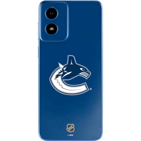 NHL Vancouver Canucks Distressed Moto G Play 4G (2024) Skin