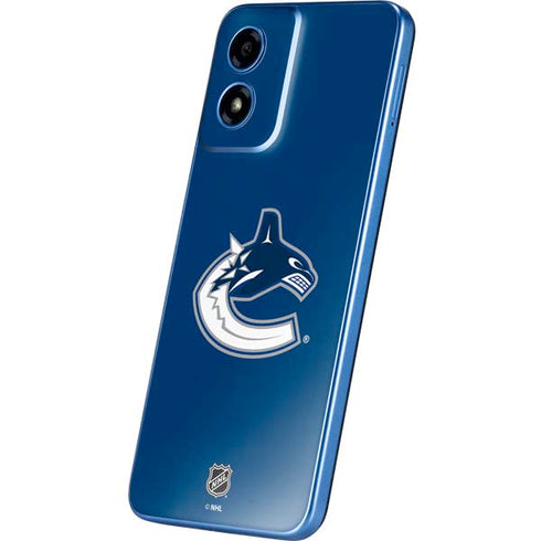 NHL Vancouver Canucks Distressed Moto G Play 4G (2024) Skin