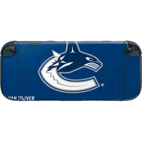 NHL Vancouver Canucks Distressed Nintendo Switch 2 (2025) with Joy-Con Skin