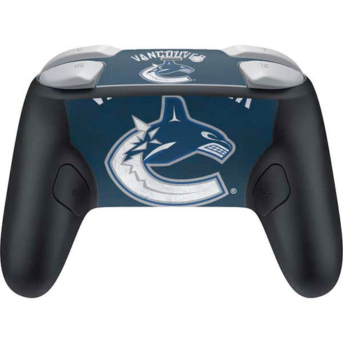 NHL Vancouver Canucks Distressed Nintendo Switch 2 (2025) Pro Controller Skin