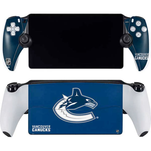 NHL Vancouver Canucks Distressed PlayStation Portal Remote Player Skin