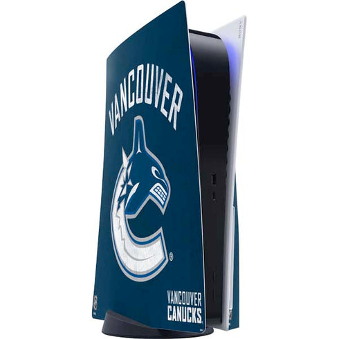 NHL Vancouver Canucks Distressed PlayStation PS5 Skins