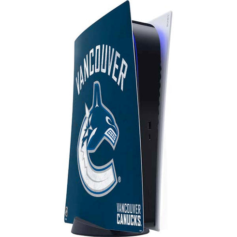 NHL Vancouver Canucks Distressed PlayStation PS5 Skins
