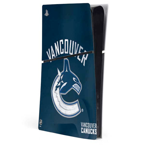 NHL Vancouver Canucks Distressed PlayStation PS5 Skins