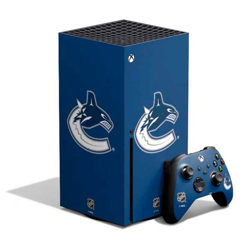 NHL Vancouver Canucks Distressed Xbox Series X Skins