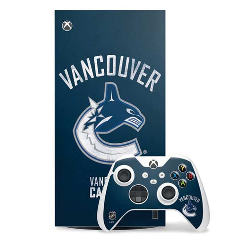 NHL Vancouver Canucks Distressed Xbox Series X Skins