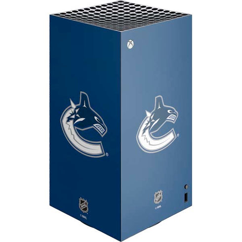 NHL Vancouver Canucks Distressed XBox Series X Digital Edition Console Skin