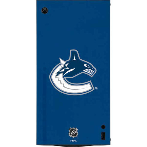 NHL Vancouver Canucks Distressed XBox Series X Digital Edition Console Skin