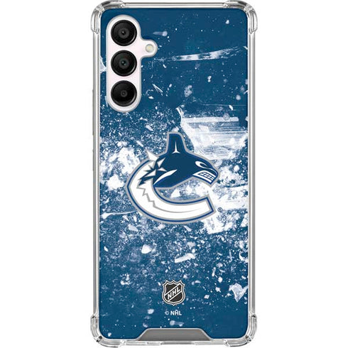 NHL Vancouver Canucks Frozen Galaxy A16 5G Clear Case