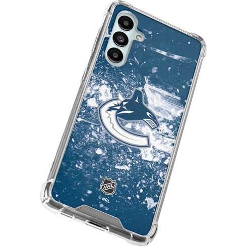 NHL Vancouver Canucks Frozen Galaxy A16 5G Clear Case