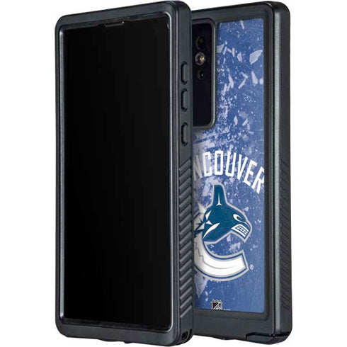 NHL Vancouver Canucks Frozen Galaxy S24 Ultra Waterproof Case
