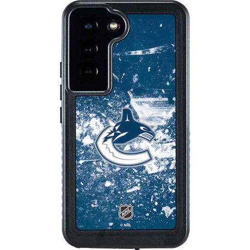 NHL Vancouver Canucks Frozen Galaxy S24 Waterproof Case